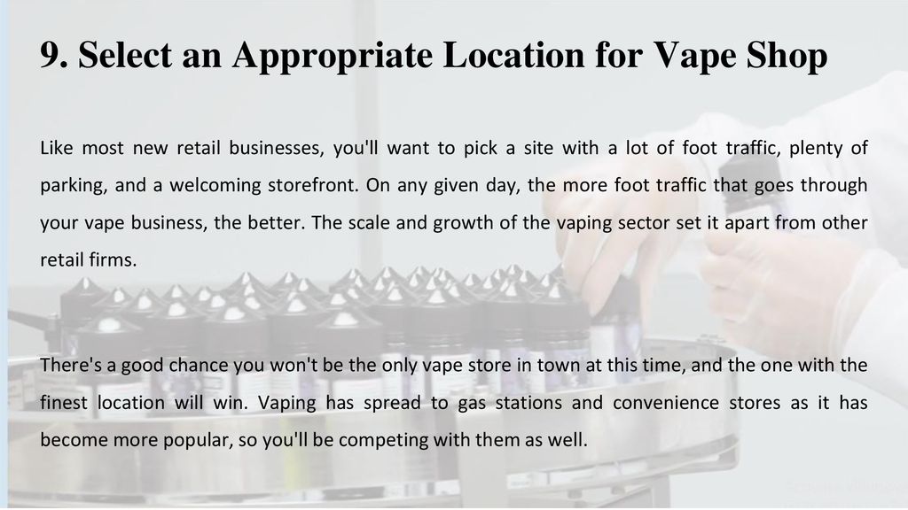 Vape Shop Business With Minimum Money - ppt download