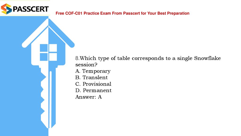 Practice exam q as snowpro core certification exam ppt download