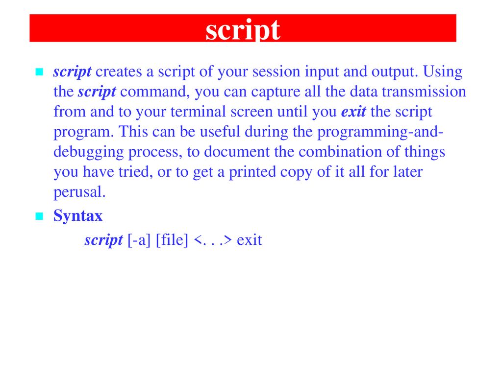 Unix Gurunath Vellanki. - ppt download