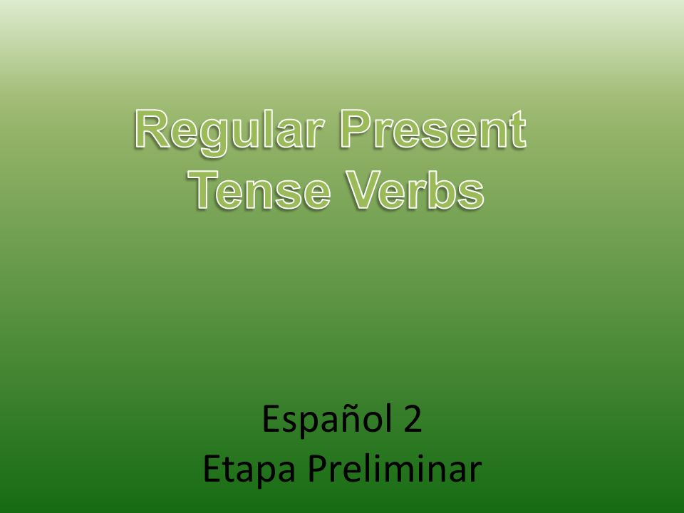 Español 2 Etapa Preliminar