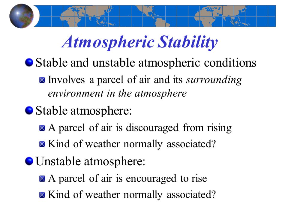 Atmospheric Stability