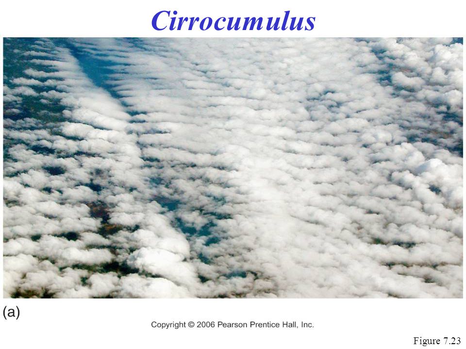 Cirrocumulus Figure 7.23