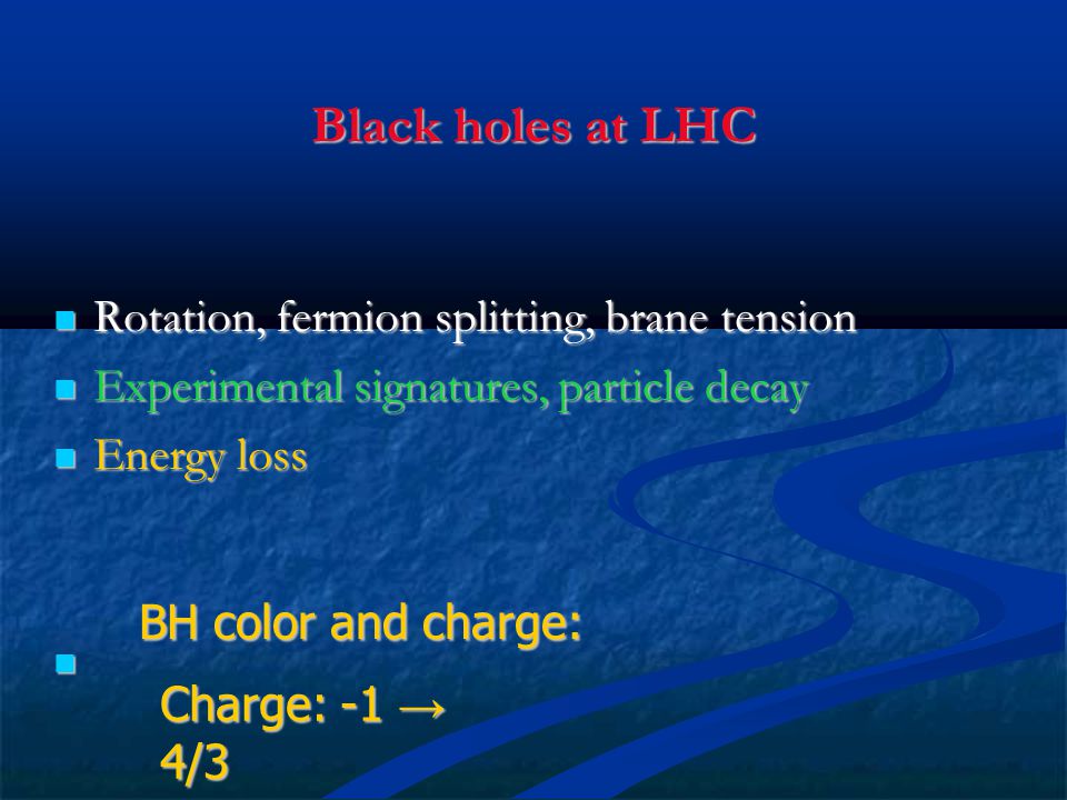 Black holes at LHC Rotation, fermion splitting, brane tension
