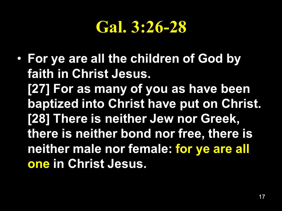 Gal. 3:26-28