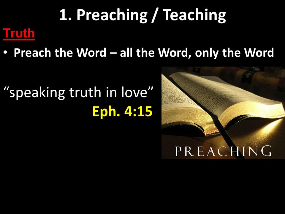 Preaching and Teaching Basics