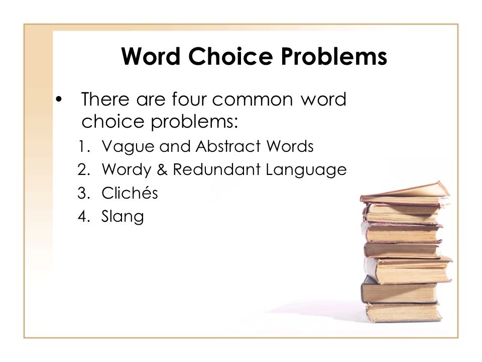 Word Choice And Commonly Confused Words Ppt Download