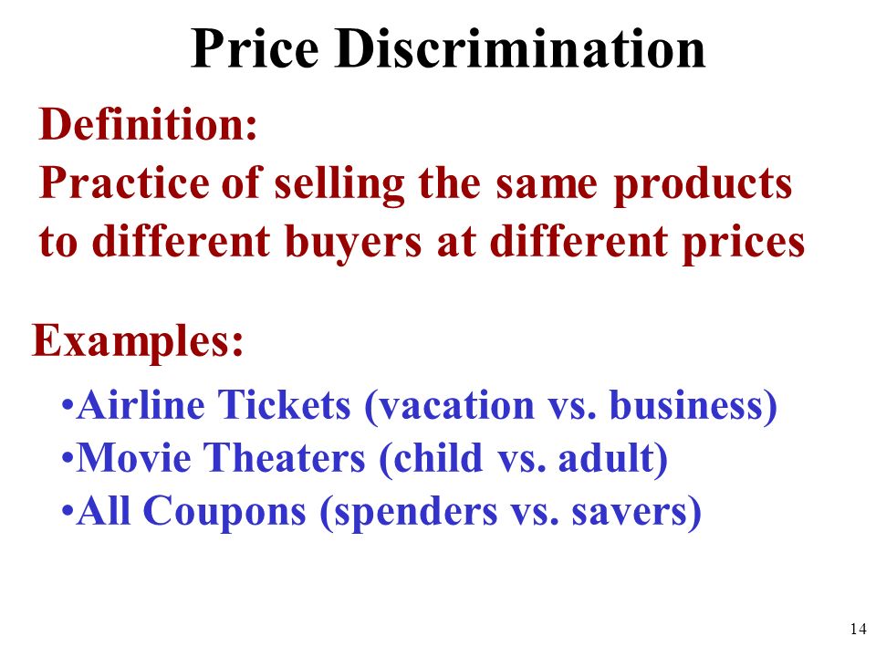 Unit 4 Ppt 2 Regulation And Price Discrimination Ppt Video Online Download