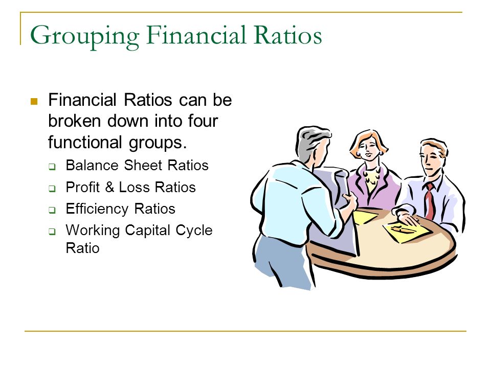 Grouping Financial Ratios