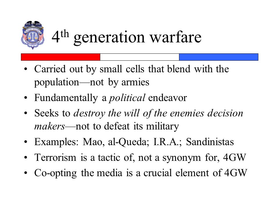 Active Shooter and 4th/5th Generation Warfare - ppt download