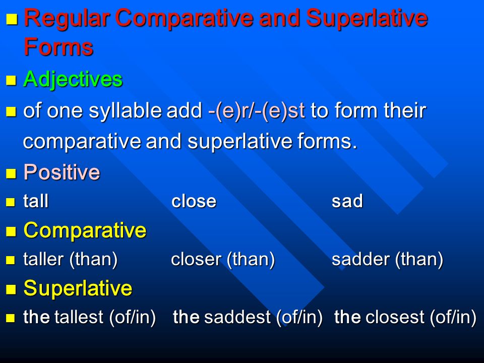 Old comparative and superlative forms. Comparative form. Comparative and Superlative forms. The Comparative the Comparative.