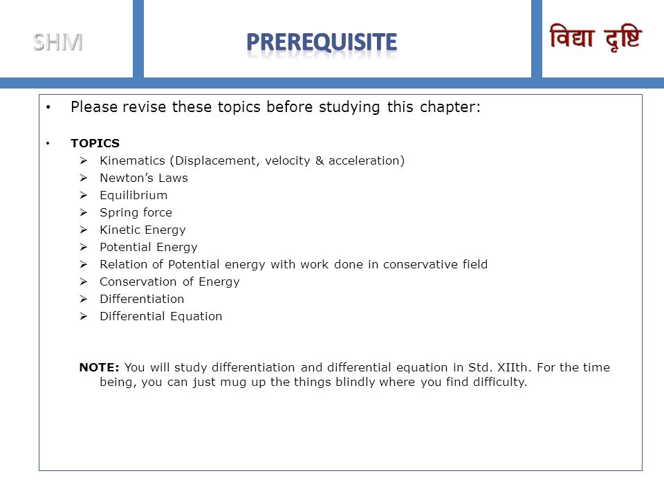 Simple Harmonic Motion Part 1 Ppt Download