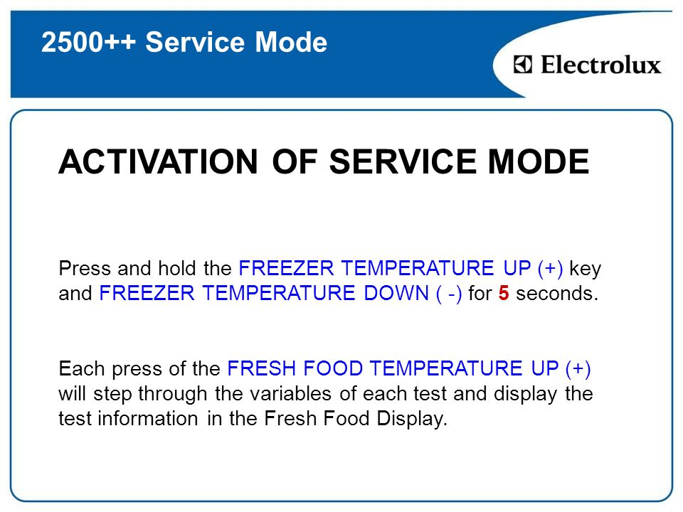 Electrolux Refrigerator Ppt Video Online Download