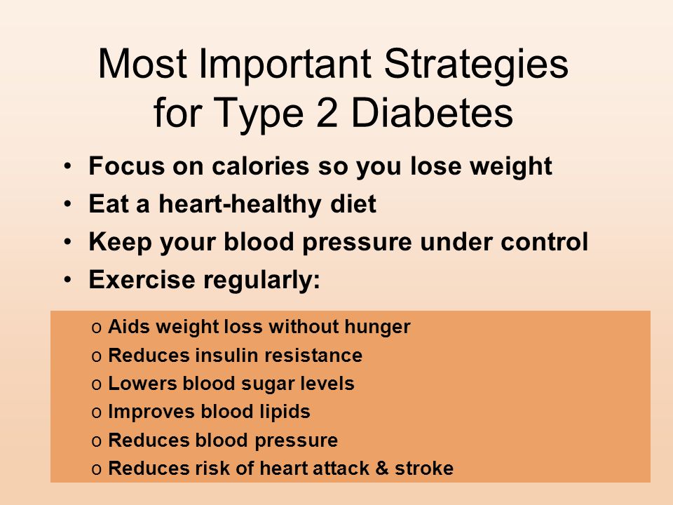 Most Important Strategies for Type 2 Diabetes