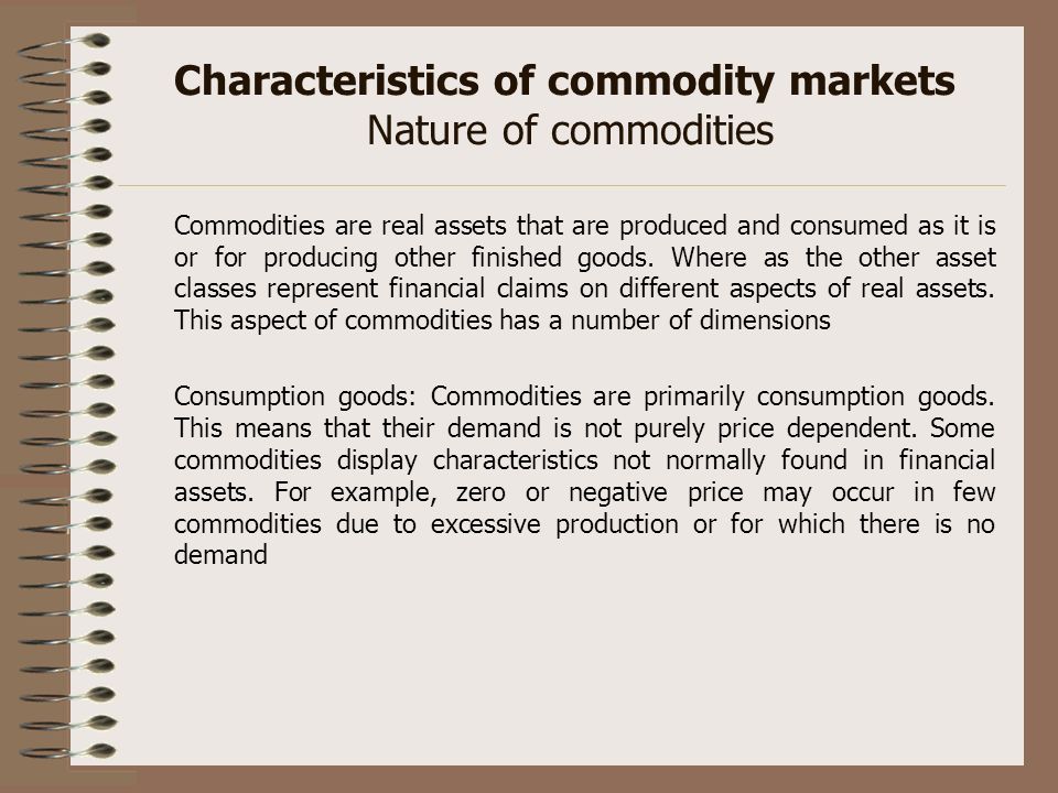 COMMODITIES as an asset class - ppt download