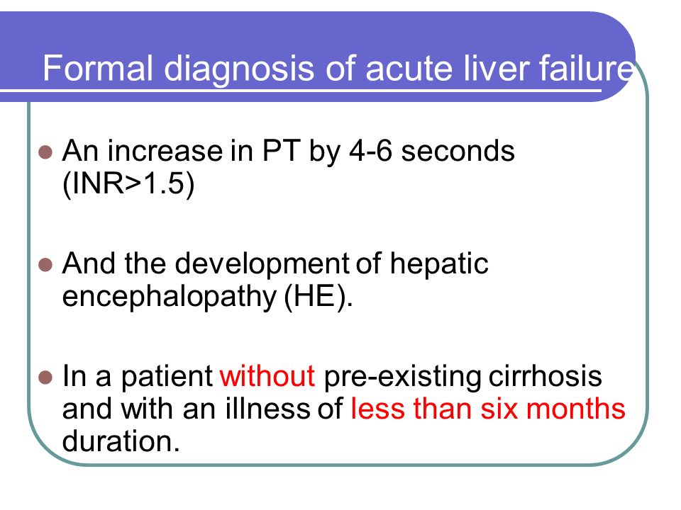 Acute Liver Failure. - ppt video online download