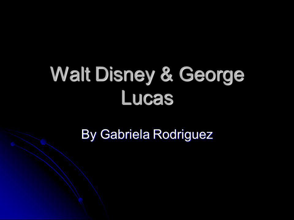 Walt Disney & George Lucas