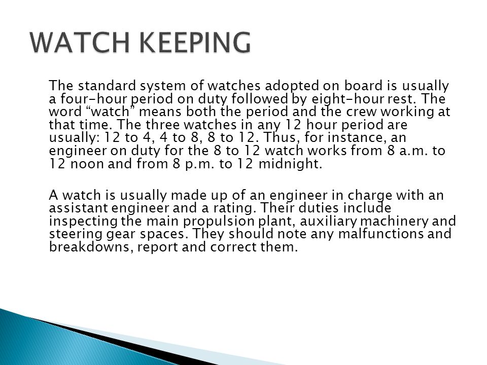 Engineroom Watchkeeping Resource Managhement (SemVIII) | PDF | Sailor |  Nature