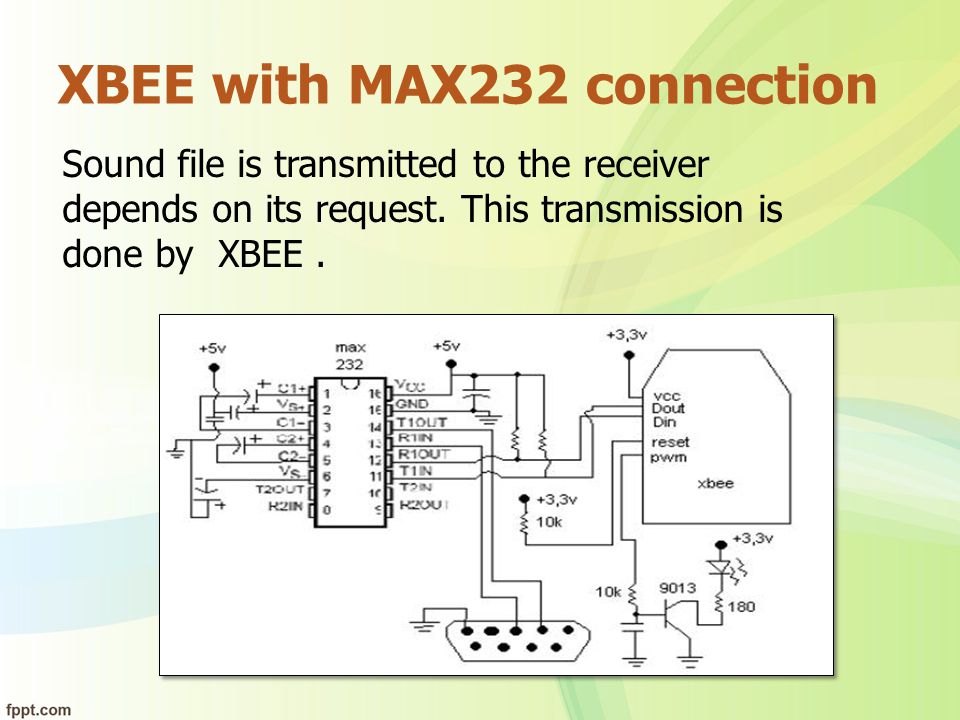XBEE with MAX232 connection