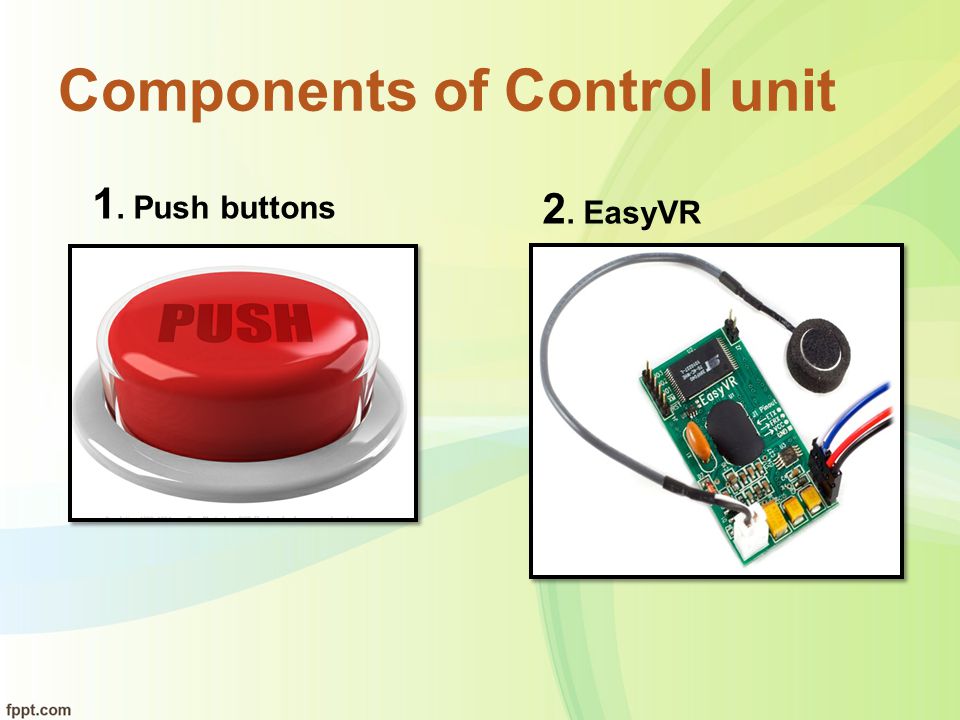 Components of Control unit