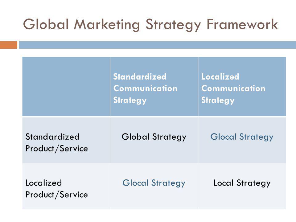 Marketing: Standardization - video online download