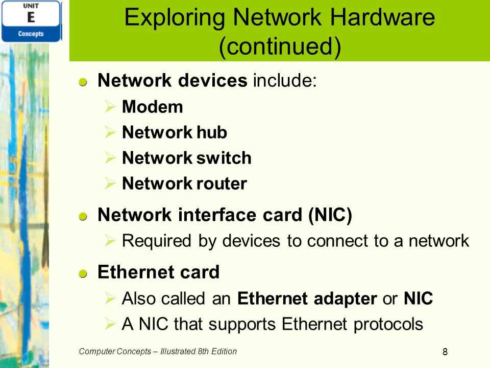 Exploring Network Hardware (continued)
