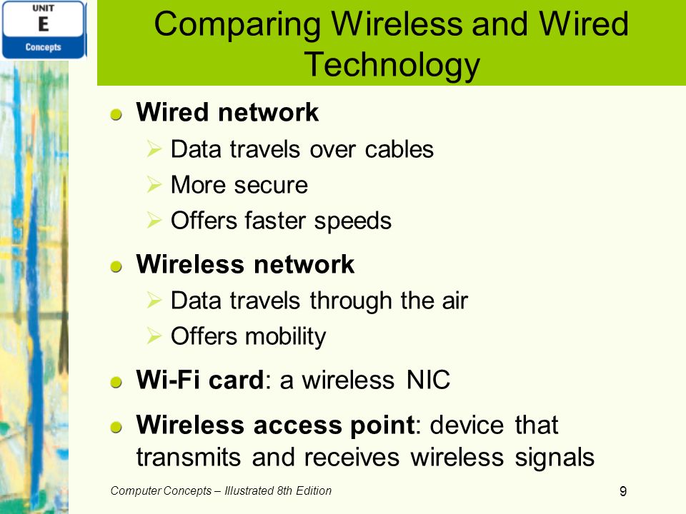 Comparing Wireless and Wired Technology