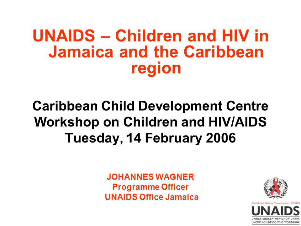 UNAIDS – Children and HIV in Jamaica and the Caribbean region