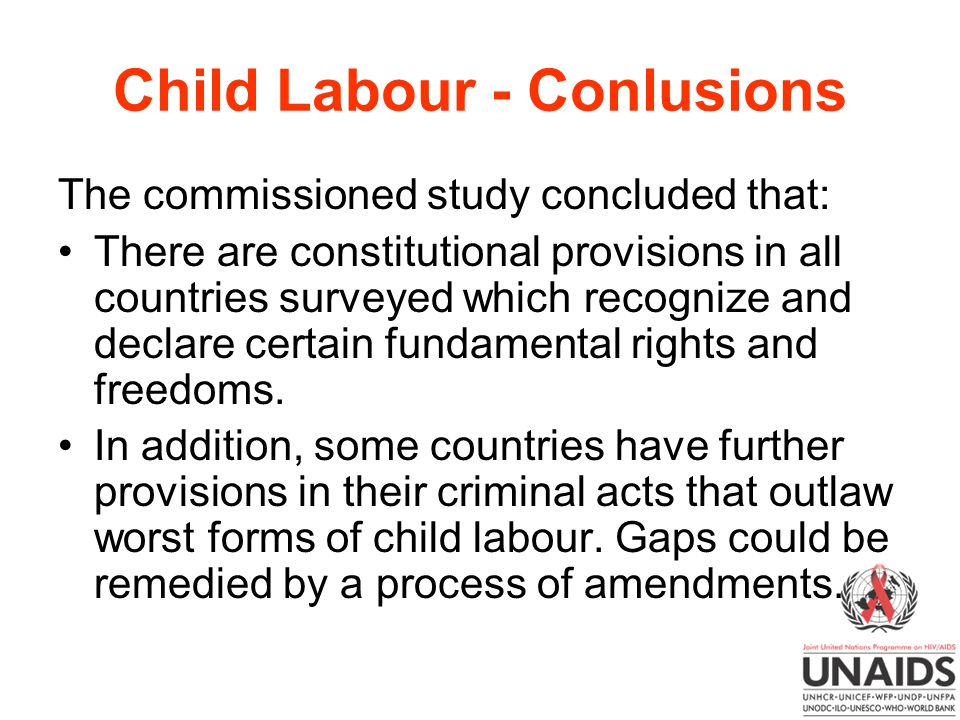 Child Labour - Conlusions