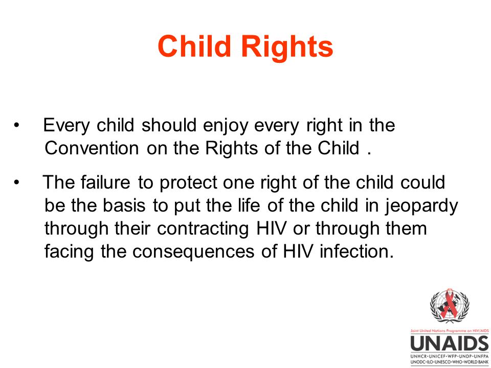 Child Rights Every child should enjoy every right in the Convention on the Rights of the Child .