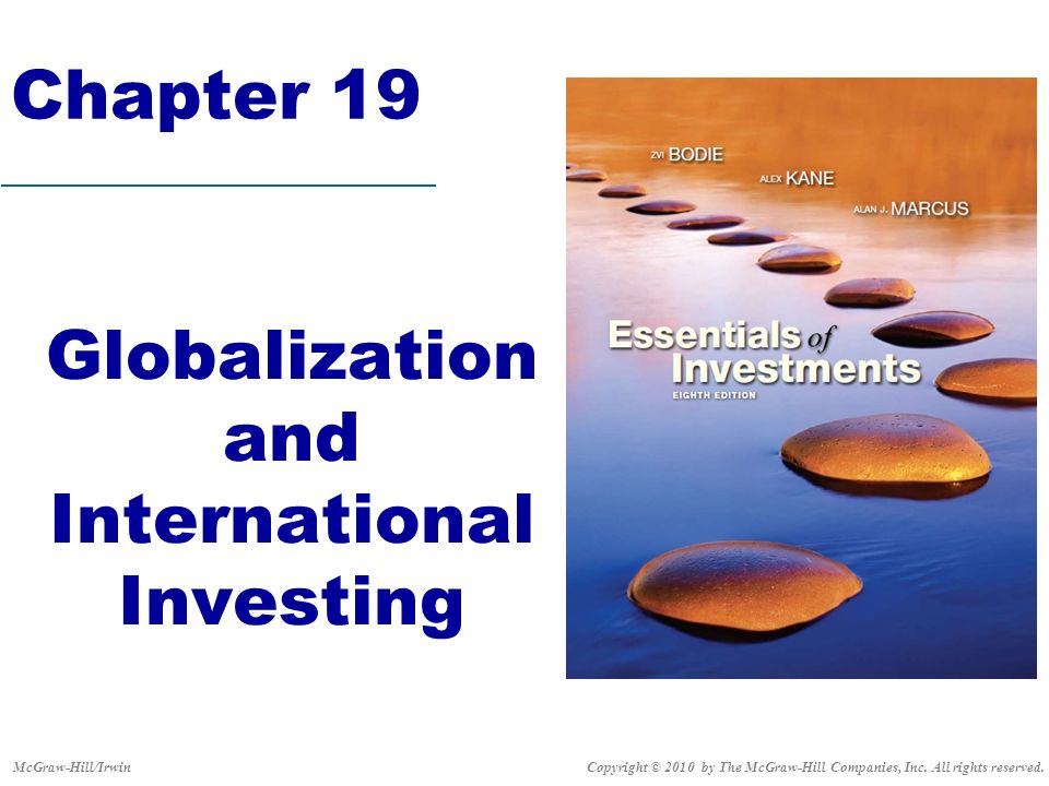 Globalization and International Investing