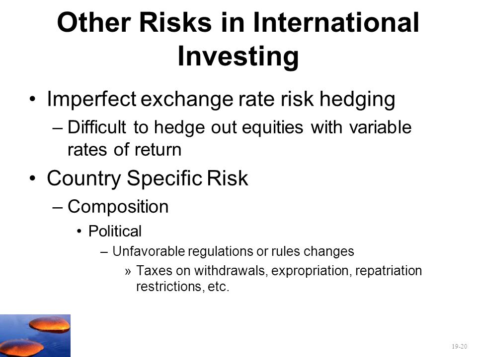 Other Risks in International Investing