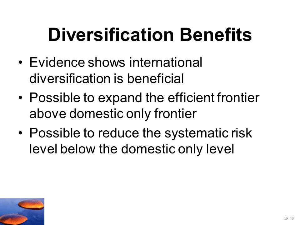 Diversification Benefits