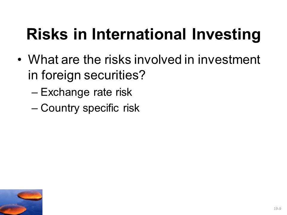 Risks in International Investing