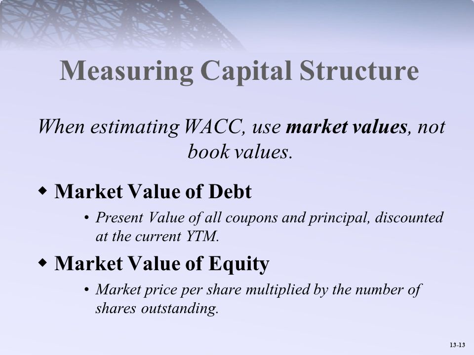 Measuring Capital Structure