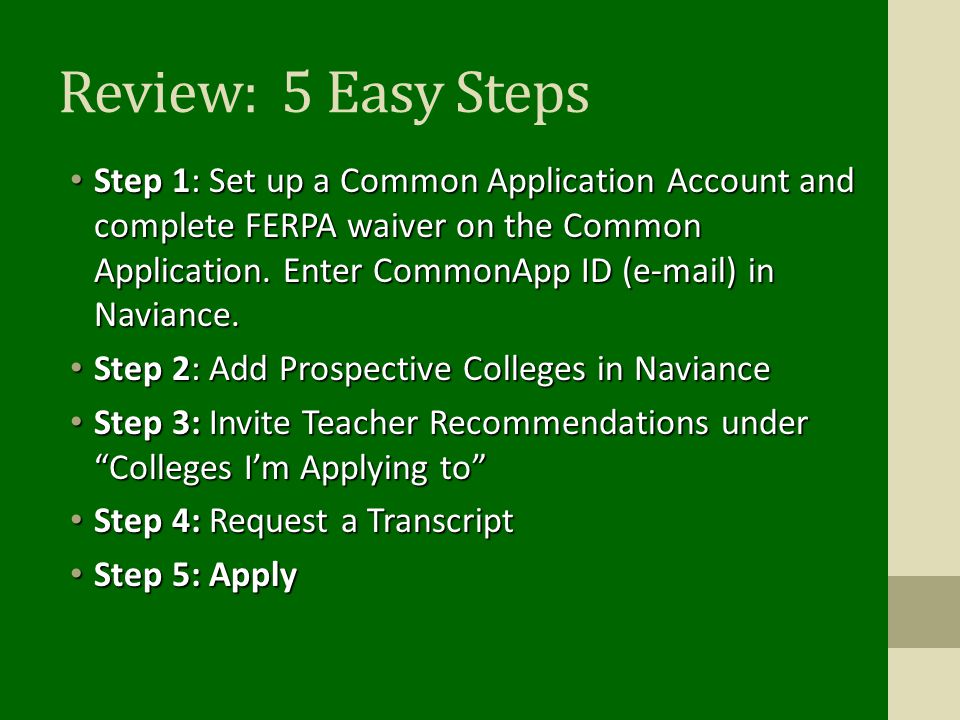 Review: 5 Easy Steps