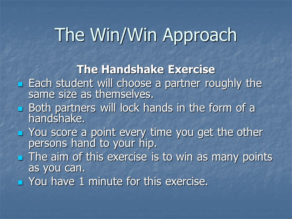Conflict Resolution The Win/Win Approach. - ppt video online download