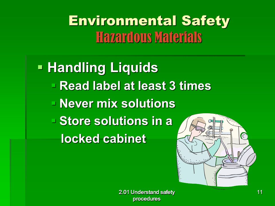 Environmental Safety Hazardous Materials