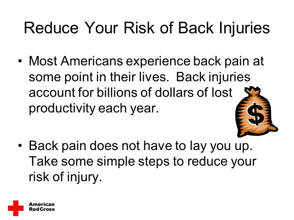 Reduce Your Risk of Back Injuries
