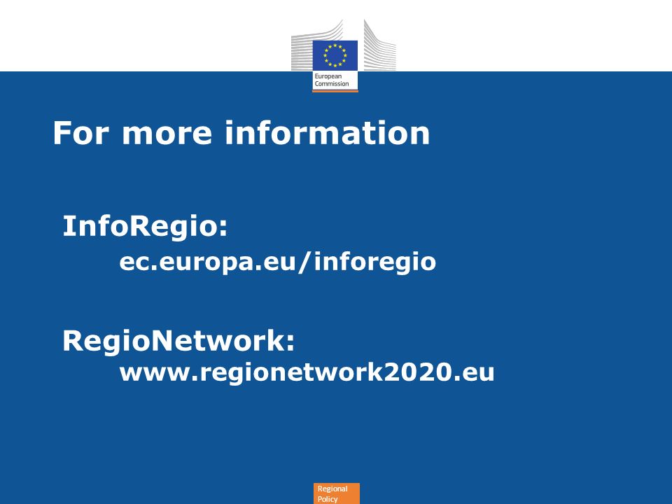 InfoRegio: ec.europa.eu/inforegio