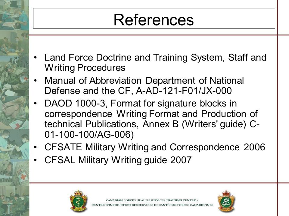Military Correspondence Ppt Download