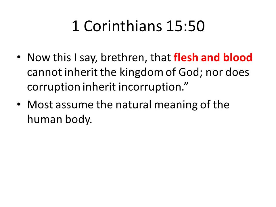 Human flesh meaning