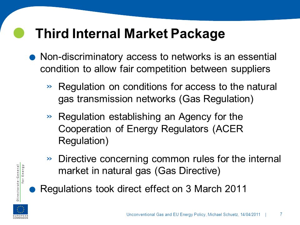 Third Internal Market Package