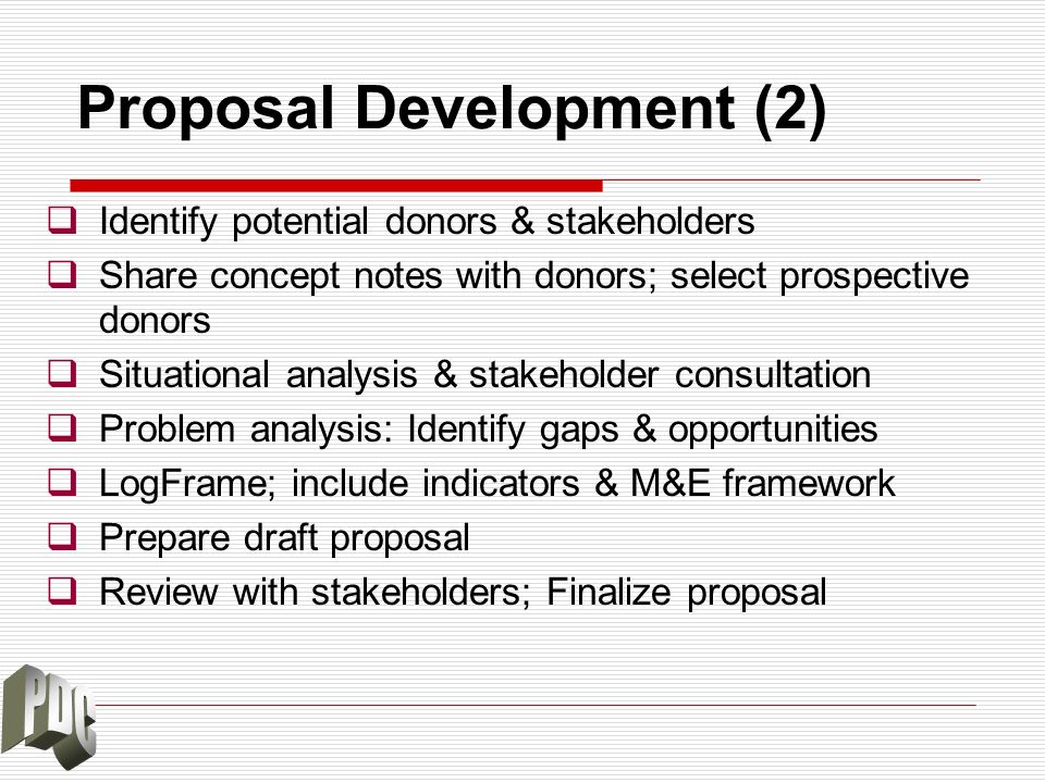 Proposal Development (2)
