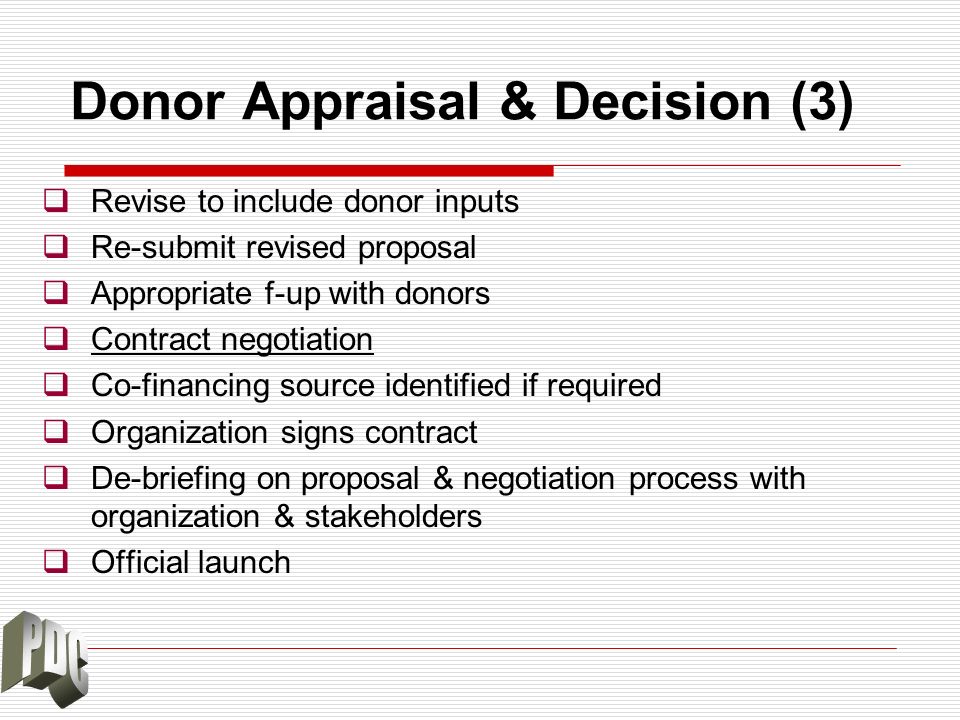 Donor Appraisal & Decision (3)