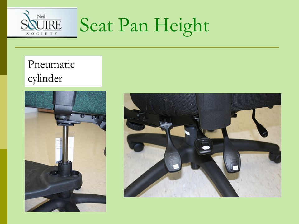 Seat Pan Height Pneumatic cylinder