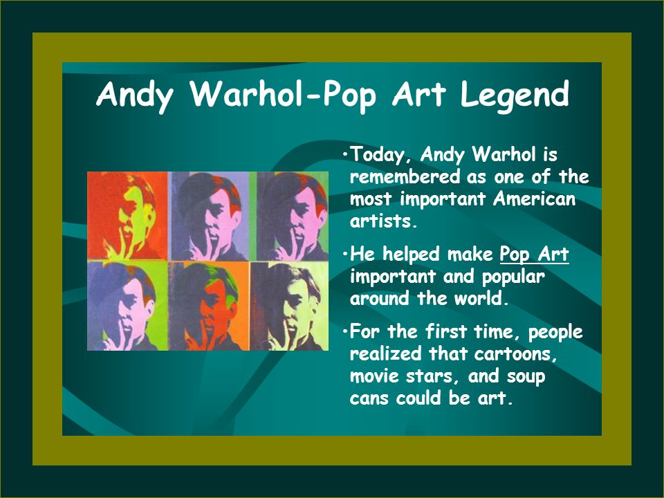 Andy Warhol-Pop Art Legend