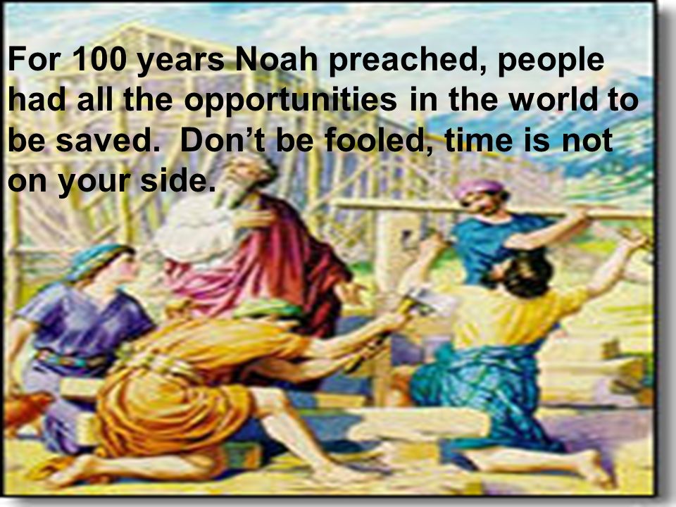 Noah forshadowing Christ