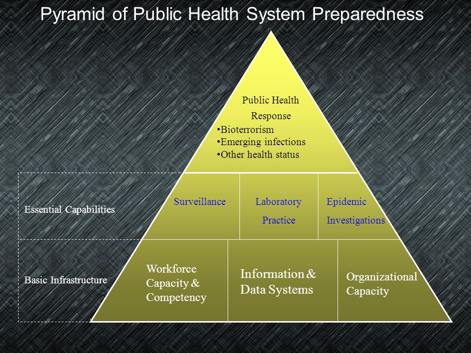 Pyramid of Public Health System Preparedness