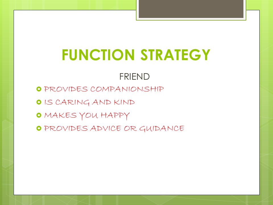 functional tactics definition