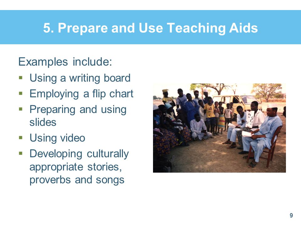 5. Prepare and Use Teaching Aids